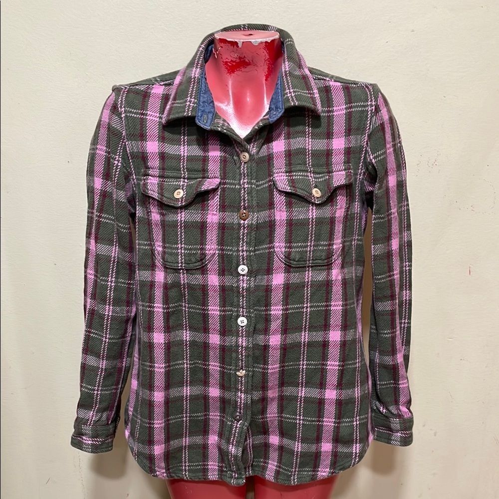 Outerknown Blanket Plaid Adventurecore Cabincore Gorpcore Shirt Size Xs
